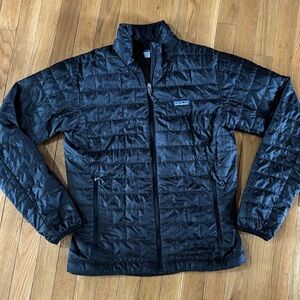 Patagonia Men's Black Nano Puff Jacket size small